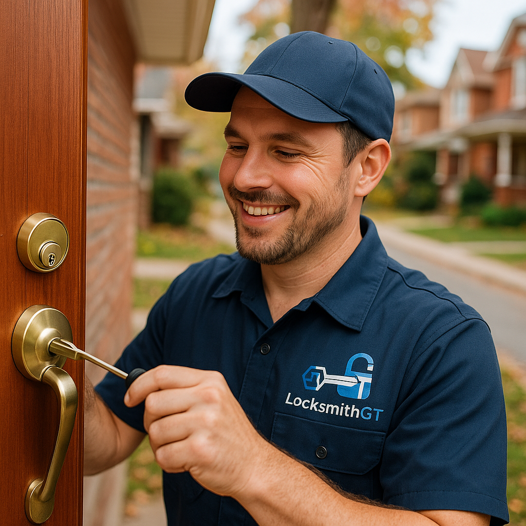 Professional LocksmithGT team with service van and equipment in Toronto